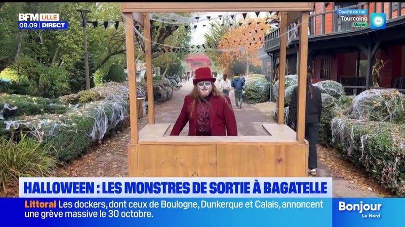 Le parc d'attraction Bagatelle aux couleurs d'Halloween