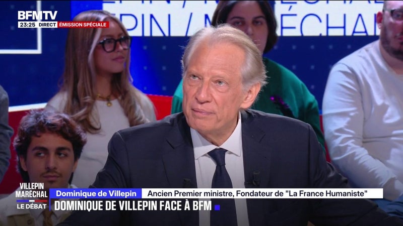 Présidentielle 2027: "Nous avons dépassé les 300 signatures", annonce Dominique de Villepin, ancien Premier ministre