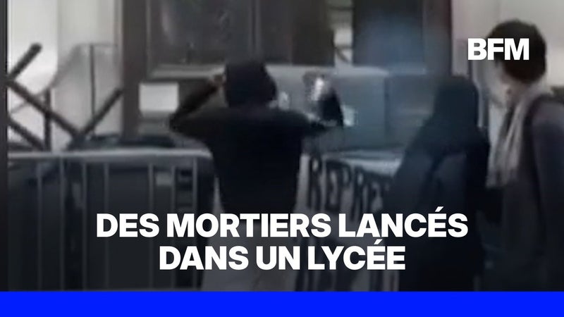 Blocage des lycées: des mortiers lancés dans un lycée à Lyon