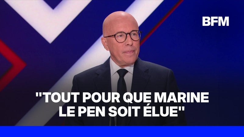 Présidentielle: “Je ferai tout pour que Marine Le Pen soit élue”, déclare Éric Ciotti