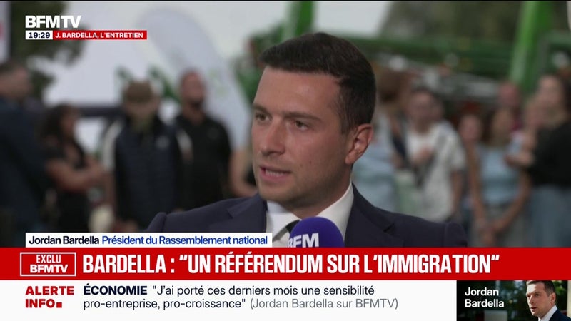 "Bruno Retailleau n'est pas un candidat sérieux. Il ne passera pas Noël" dans cette campagne présidentielle, déclare Jordan Bardella, président du RN