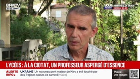 "J'avais les pieds très près du feu": le professeur aspergé d'essence à la Ciotat témoigne sur BFMTV