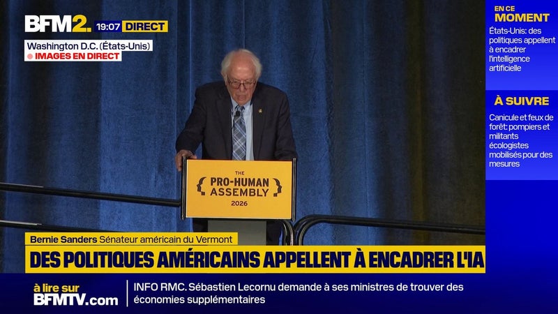 Intelligence artificielle: pour Bernie Sanders, Doland Trump a une "ignorance embarrassante" sur le sujet