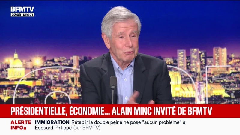 Présidentielle, économie… Alain Minc invité de BFMTV - 30/08