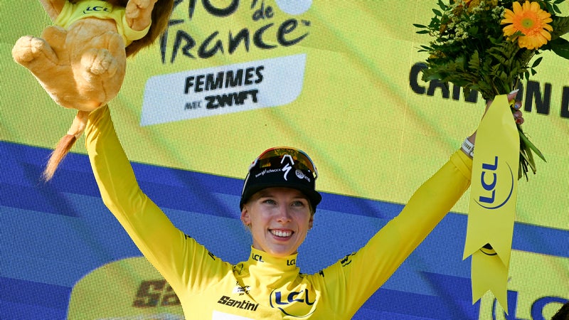 Lorena Wiebes victorieuse de la premiere etape du Tour de France Femmes 1er aout 2026 2327792
