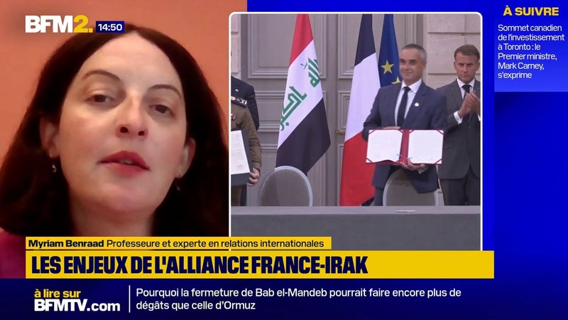 Nouveaux partenariats entre la France et l'Irak: le pari de l'alliance