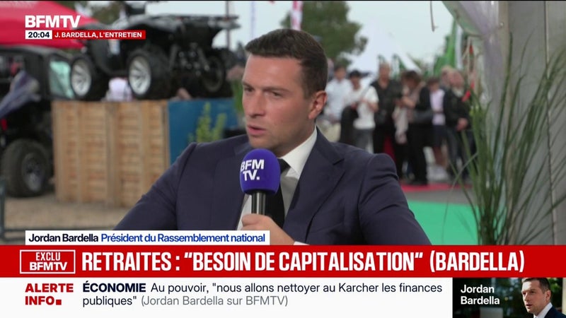 "LFI multiplie les outrances et les appels à l'insurrection", dénonce Jordan Bardella, président du RN