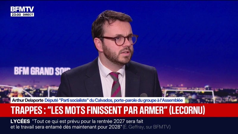 "Je trouve ça d'une indécence crasse": Arthur Delaporte, député PS, reivent sur la séance houleuse à l'Assemblée concernant l'attentat raciste dans les Yvelines