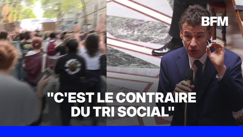 Parcoursup, "c'est le contraire du tri social", défend Philippe Baptiste, ministre de l'Enseignement supérieur