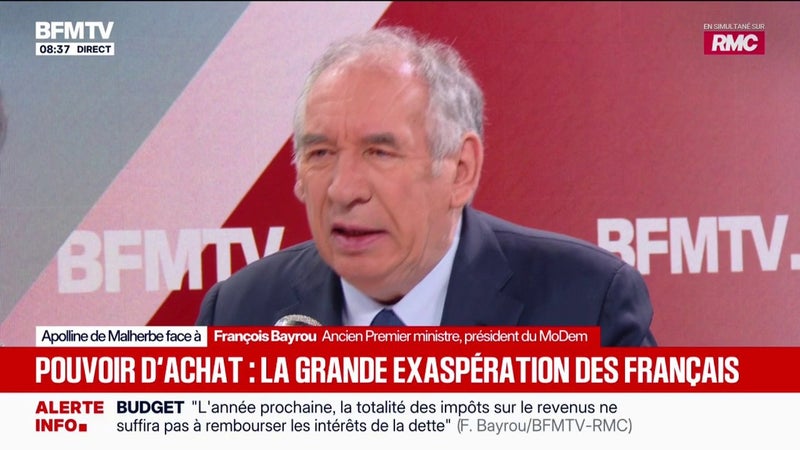 Main tendue d'Edouard Philippe à la droite et au centre: "Quand on invite, il faut avoir une légitimité pour inviter", rétorque François Bayrou, ancien Premier ministre et président du MoDem