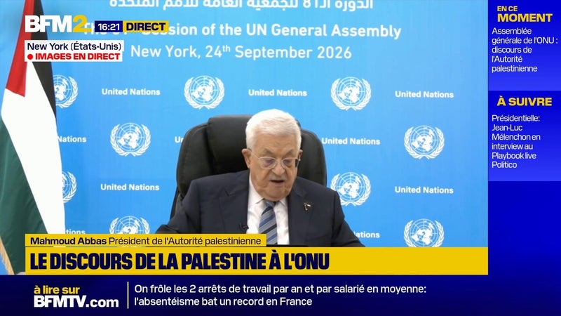 La politique israélienne menace "jusqu'à la vie et l'existence" des Palestiniens, dénonce Mahmoud Abbas