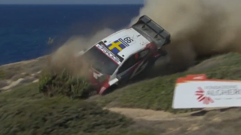 Oliver Solberg lors du rallye WRC de Sardaigne le 4 octobre 2026 2359069
