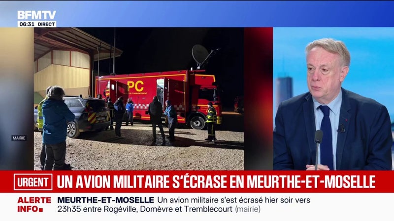 Un avion militaire s'écrase en Meurthe-et-Moselle, son équipage recherché
