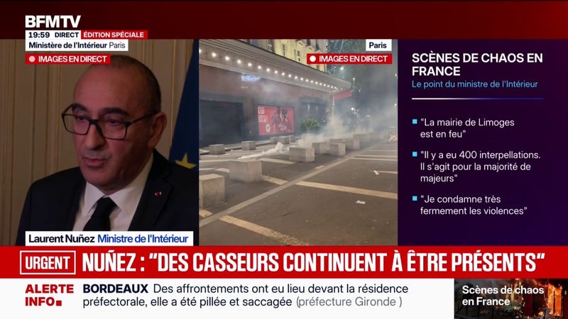 Mobilisations du 17 octobre: "La très grande majorité des interpellés sont des majeurs", déclare le ministre de l’Intérieur Laurent Nuñez