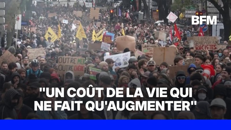 Mobilisation du 24 octobre: des centaines de milliers de personnes ont défilé partout en France