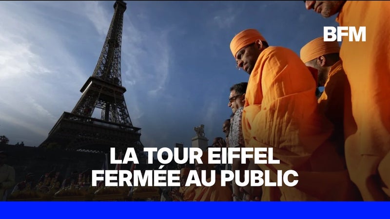 Tour Eiffel: les salariés en grève, après l'éviction du personnel féminin pour la visite d'une délégation religieuse