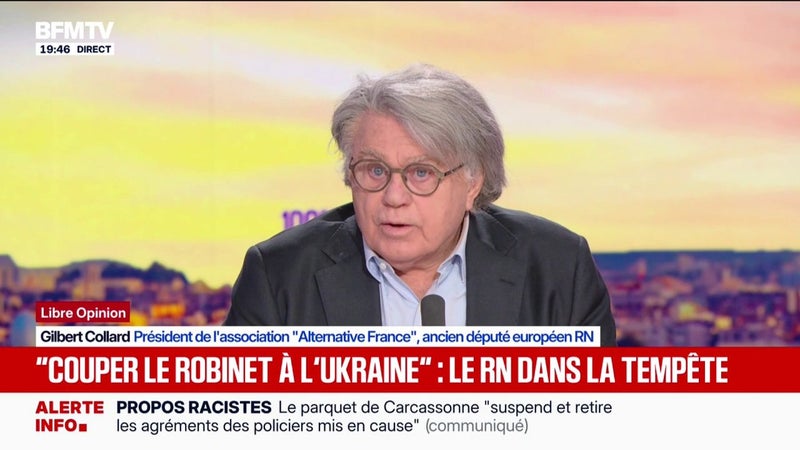 Gilbert Collard, ancien eurodéputé RN: "Il serait temps qu'on ait un contrôle sur ce financement de l'Ukraine"