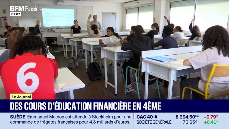 Des cours d'éducation financière en 4ème