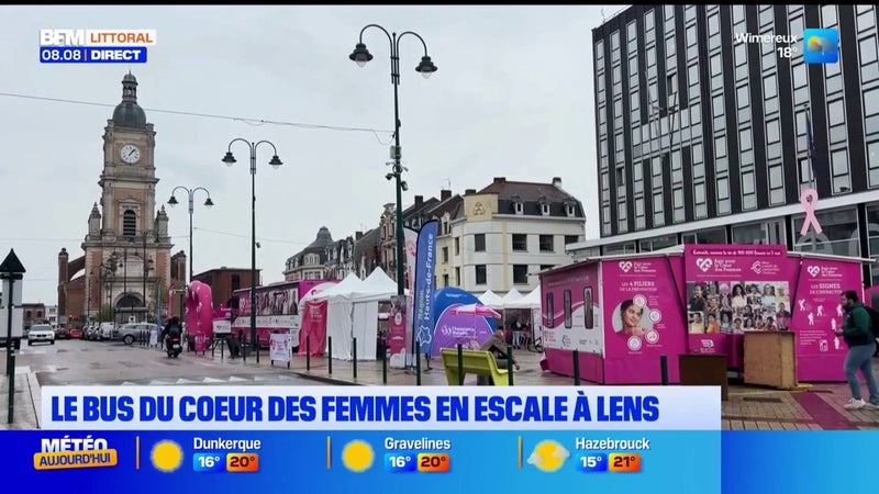 Santé : le bus du coeur des femmes fait escale à Lens jusqu'à demain