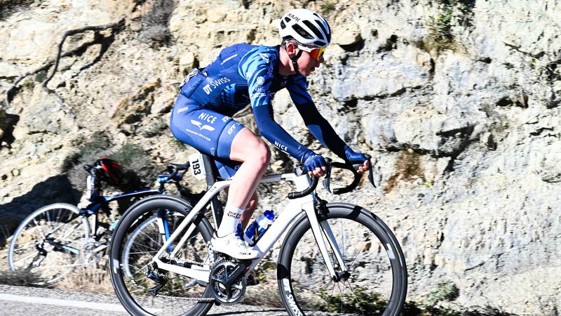 Le cycliste Damien Girard le 3 fevrier 2023 sur L Etoile de Besseges 2356166