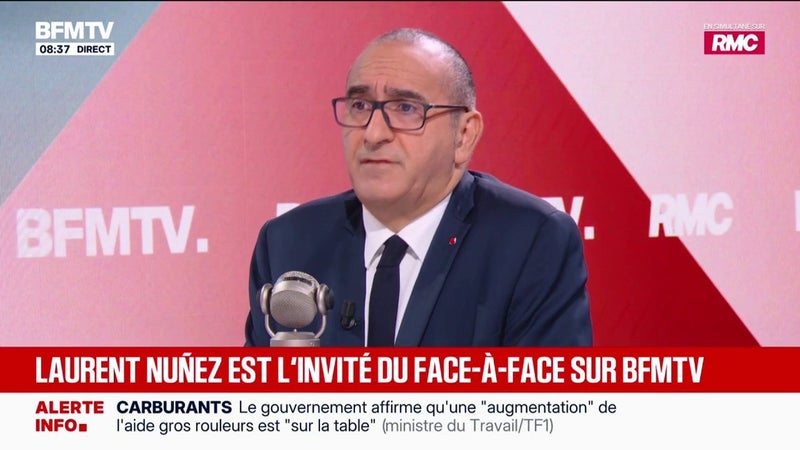 Manifestations contre la loi sur la présomption de légitime défense pour les forces de l'ordre: "Tout cela traduit une défiance vis-à-vis des forces de sécurité intérieure", estime Laurent Nuñez