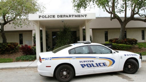 Illustration d'une voiture de police en Floride