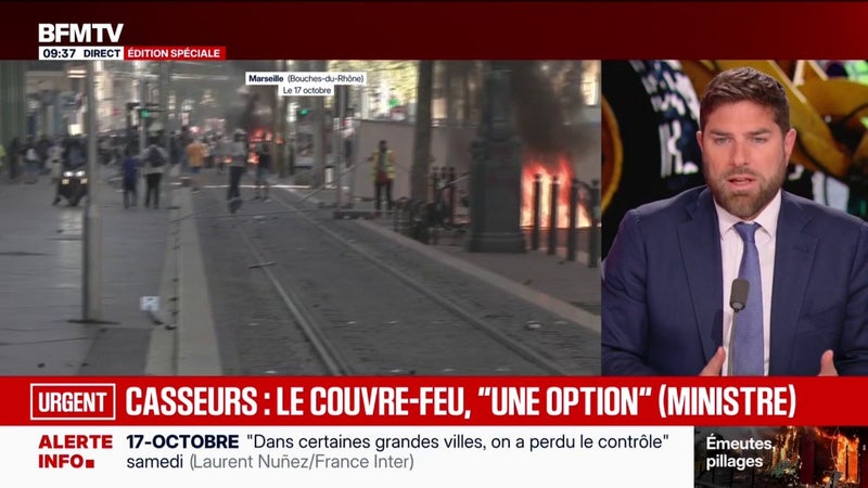 "Qu'on s'autorise à mettre un couvre-feu quand c'est nécessaire", déclare Vincent Jeanbrun, ministre de la Ville