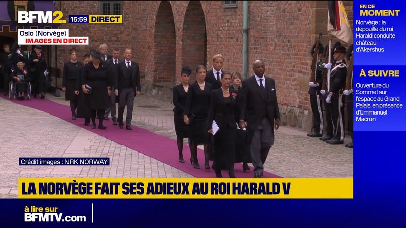 Funérailes du roi Harald V: le fils de la nouvelle reine de Norvège, condamné en première instance à 4 ans de prison pour viols, présent aux obsèques