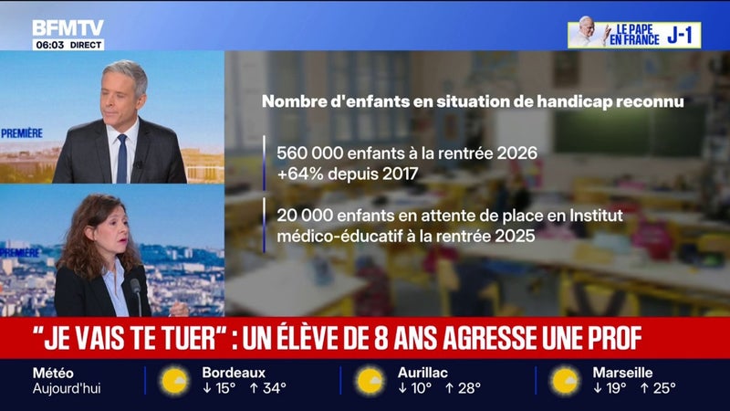 Ce que l'on sait de l'enfant 8 ans qui a agressé son enseignante dans la cour de récréation