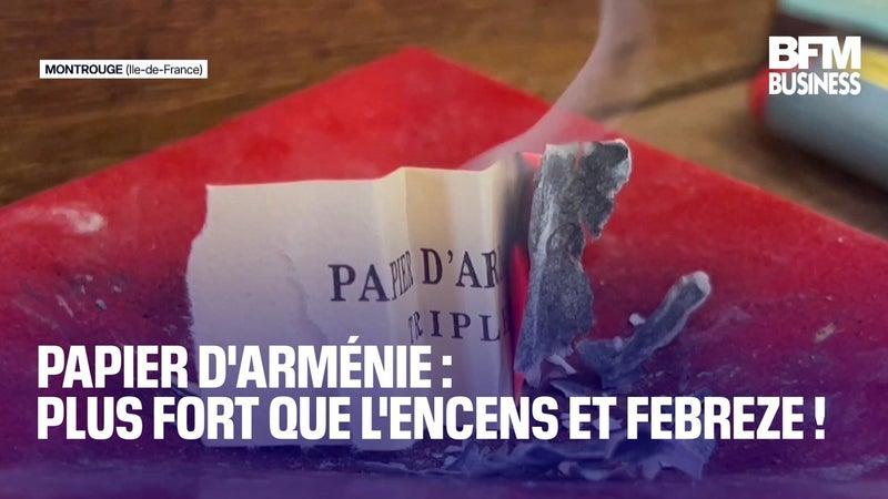 Papier d'Arménie : plus fort que l'encens et Febreze !
