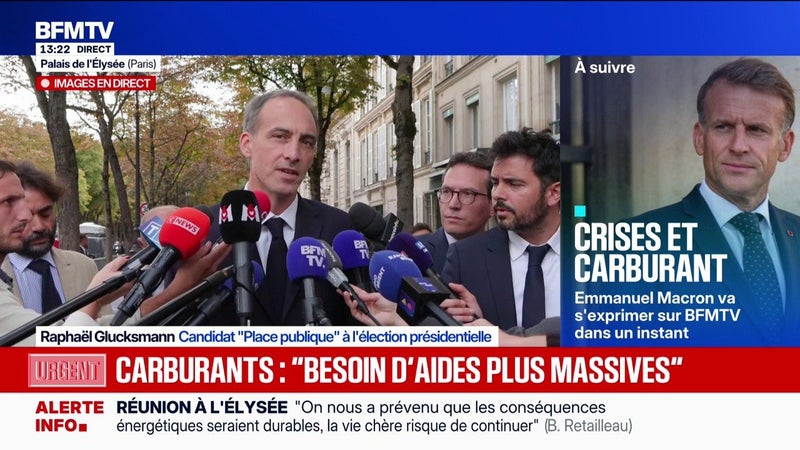 Présidentielle: "Cette campagne n'aura pas lieu sans ingérences massives de la Russie", alerte Raphaël Glucksmann (Place publique)