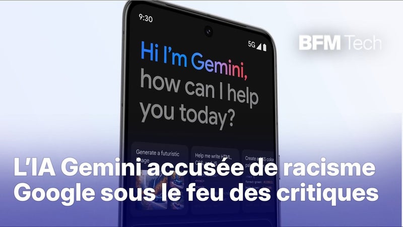 L'IA de Google accusée d'être raciste