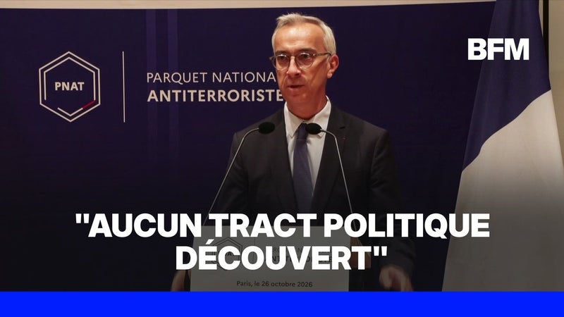 Trappes: "Aucun tract d'un parti politique n’a été découvert dans le véhicule" du suspect