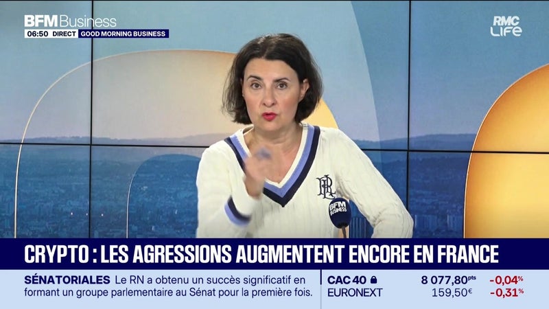 BFM Crypto, la chronique : Crypto, les agressions augmentent encore en France - 28/09