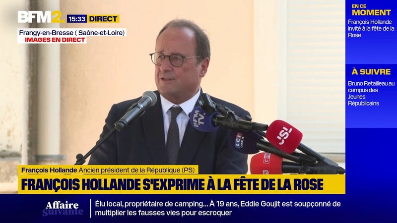 Présidentielle: "L'autre voie, c'est l'union", affirme l'ancien président de la République François Hollande
