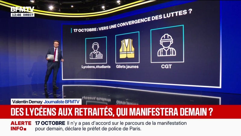 Lycéens, retraités, agriculteurs, infirmiers... qui manifestera le samedi 17 octobre?