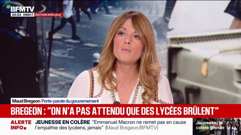 Colère lycéenne: "Le président de la République n'a pas attendu le mois d'octobre 2026 pour apporter des réponses", souligne Maud Bregeon, porte-parole du gouvernement