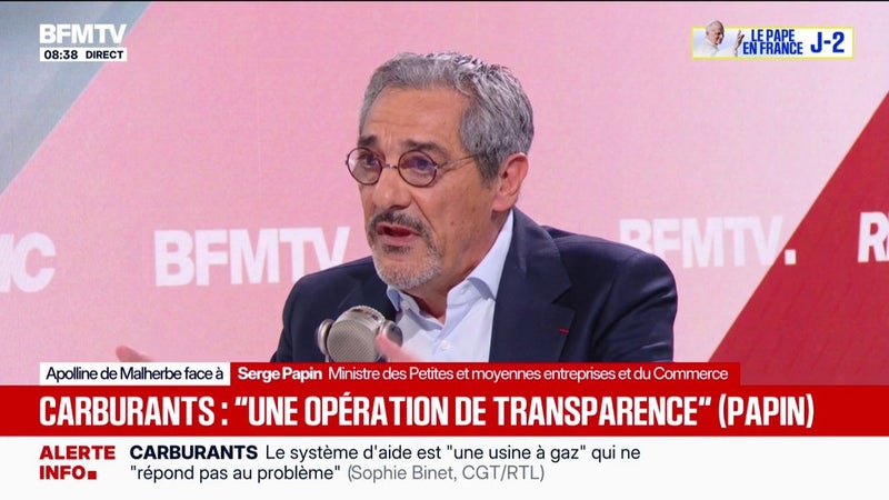 Suspension des certificats d'économie d'énergie pour faire baisser les prix des carburants: "On ne peut pas", martèle Serge Papin qui reconnaît "un besoin de transparence"