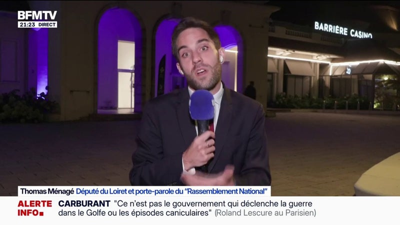 Budget: "Dès lors qu'il n'y a pas de hausses d'impôts et des économies structurelles, on regardera la copie", explique Thomas Ménagé, porte-parole du "Rassemblement national"