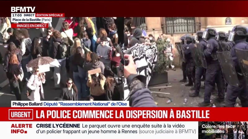 Mobilisation lycéenne: "On comprend certaines revendications", affirme Philippe Ballard, député RN