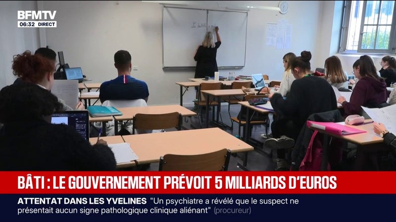 Mobilisation sociale: un plan de rénovation des lycées et des universités d'un montant de 5 milliards d'euros