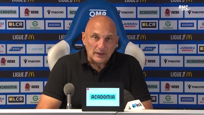 Auxerre 1-0 Nice : "Arriver à gagner un match avant la trêve", espère Pantaloni