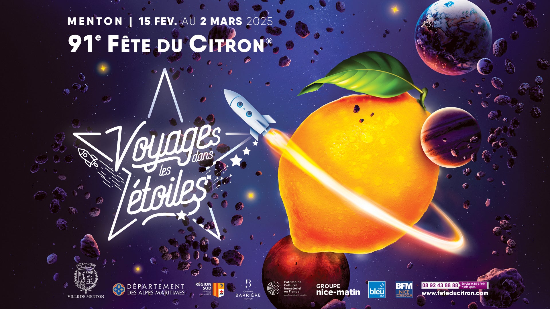 A gagner: Vos places en promenoir pour le corso nocturne de La Fête du Citron