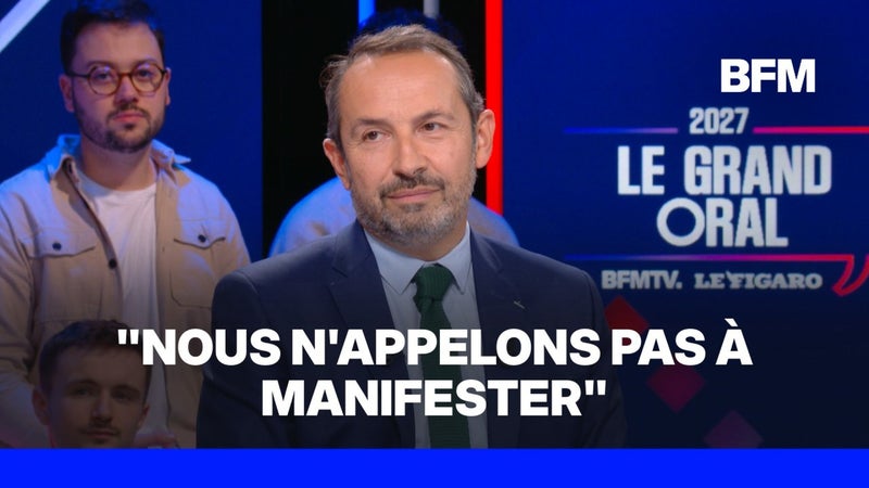 Colère sociale: "Nous n'appelons pas à manifester", déclare Sébastien Chenu (RN)