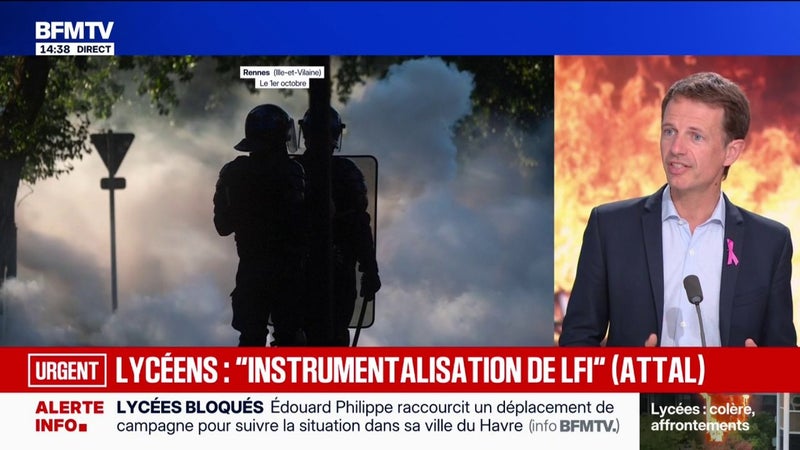 Colère lycéenne: "Le maire de Saint-Denis est responsable de l'ordre public", rappelle James Chéron, vice-président de la région Île-de-France