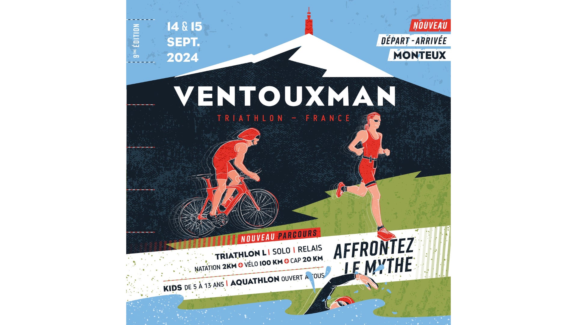 A gagner : vos dossards pour le Ventouxman