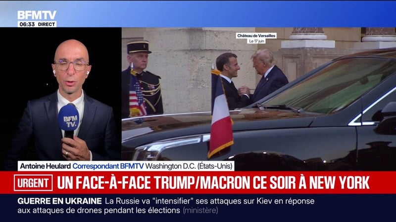 Ce que l'on sait de la rencontre entre Emmanuel Macron et Donald Trump à New York