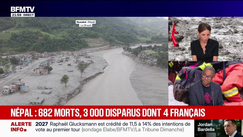 Népal : 682 morts, 3 000 disparus dont 4 Français - 29/08