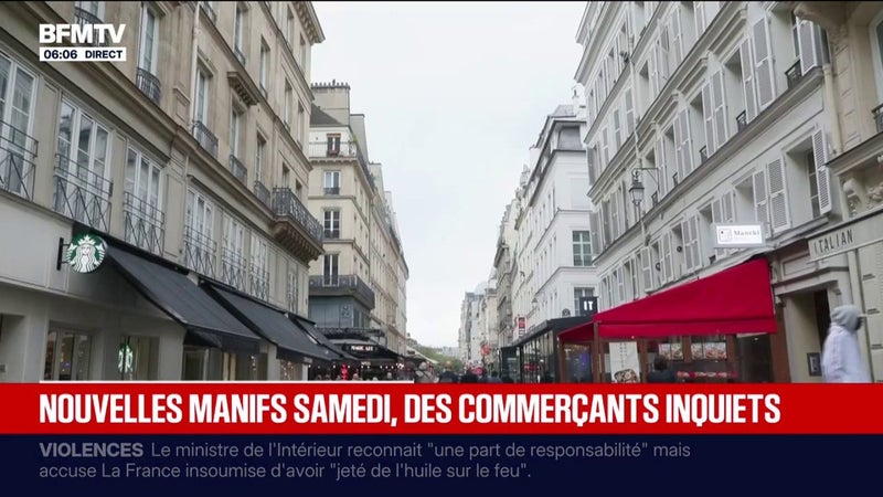 À l'approche de nouvelles manifestations, les commerçants s'inquiètent d'une reprise des pillages: "On a besoin de travailler"
