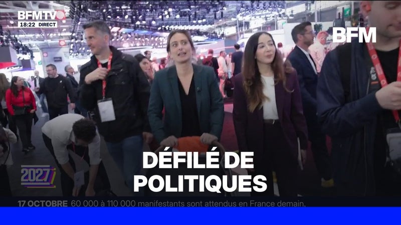 "LE 20.27" - Mondial de l'Auto: défilé de politiques